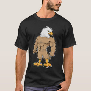 Camiseta Halcón como Bodybuilder con paquete de seis