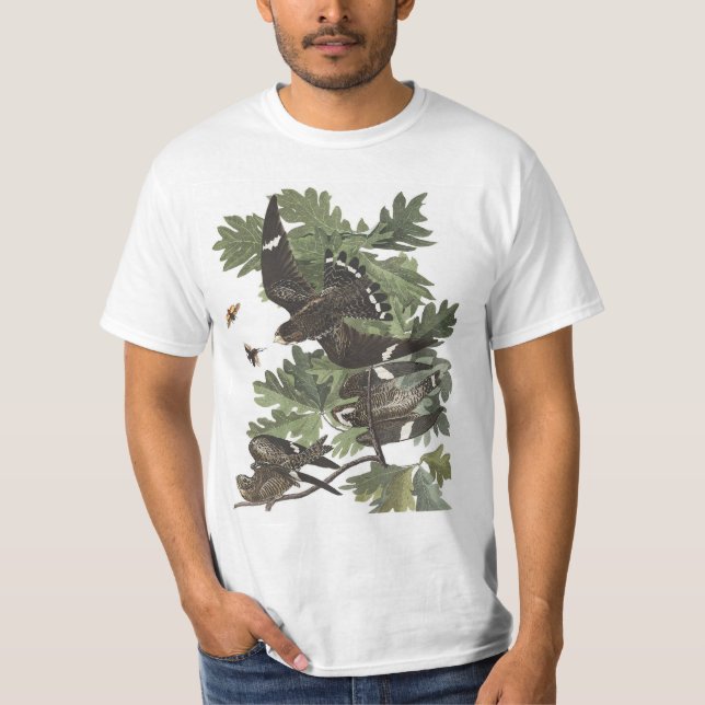 Camiseta Halcón de la noche de Audubon (Anverso)
