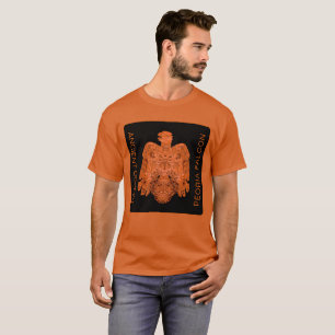 Camiseta Halcon de Peoria de Cobre Antiguo Restaurado