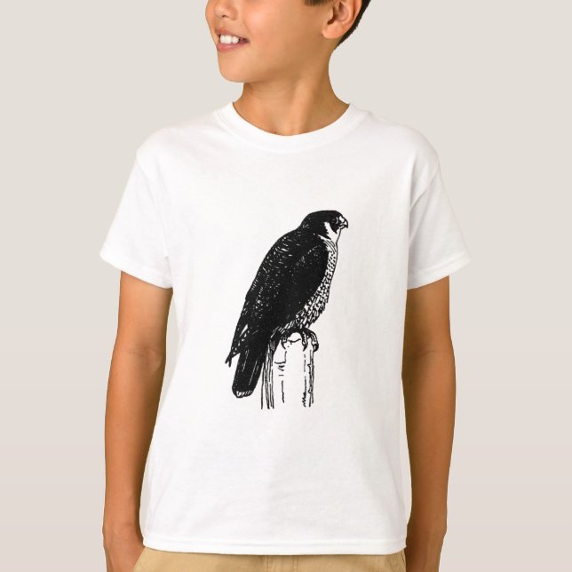 Camiseta Halcón de peregrino (ilustracion) (Anverso)