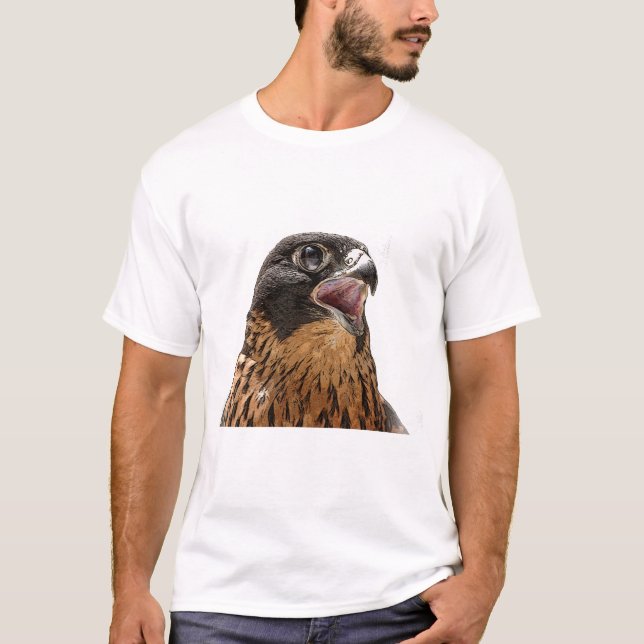 Camiseta Halcón de peregrino personalizado (Anverso)