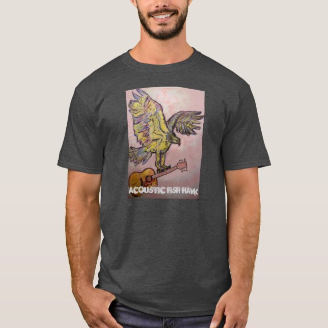 Camiseta Halcón de pez acústico (Anverso)