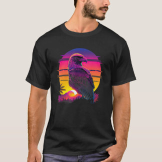 Camiseta Halcón estético retro