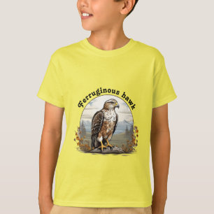 Camiseta Halcón ferruginoso encaramado en la roca