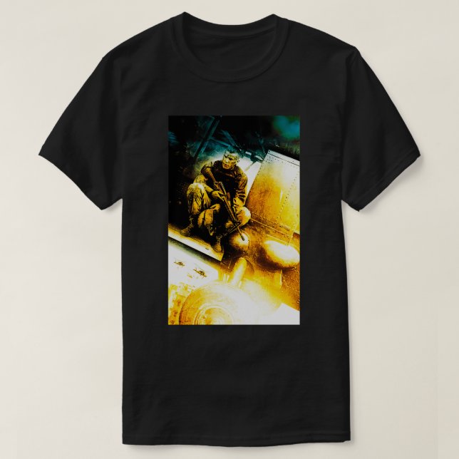 Camiseta Halcón negro hacia abajo 1 (Diseño del anverso)