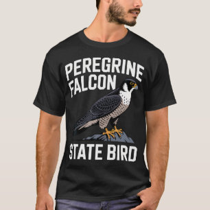 Camiseta Halcon Peregrino Ave Estatal Volando
