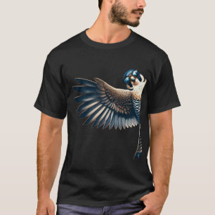 Camiseta Halcón Peregrino Con Gafas De Sol Gracioso Di Hola