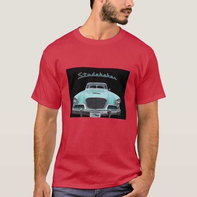 Camiseta Halcón Plateado Vintage Classic Studebaker 1959 (Anverso)