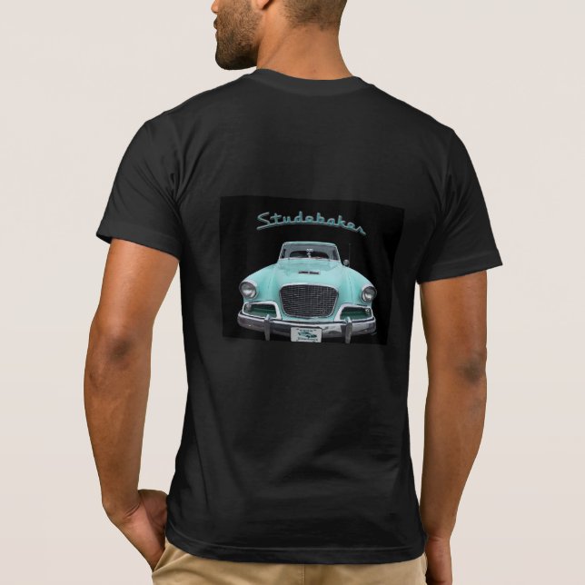 Camiseta Halcón Plateado Vintage Classic Studebaker 1959 (Reverso)