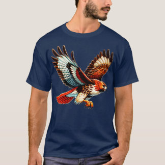 Camiseta Halcón rojo con cola