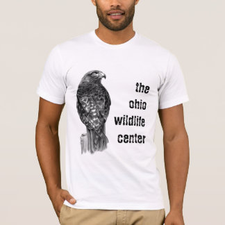 Camiseta halcón theohiowildlifecenter-rojo de la cola