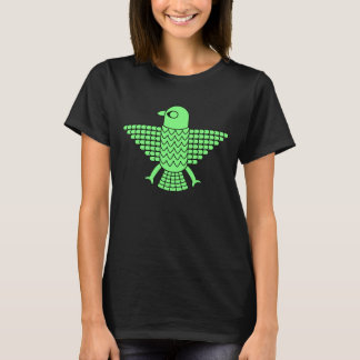 Camiseta Halcón verde estilizado