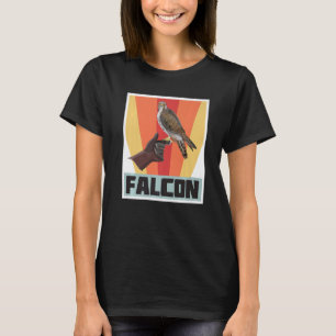 Camiseta Halconería Retro Vintage con Halcón y Águila