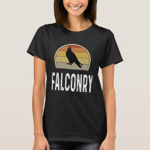 Camiseta Halconería Retro Vintage Halcón Observación de