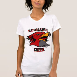 Camiseta Halcones de equipo y fanáticos de las mujeres roja