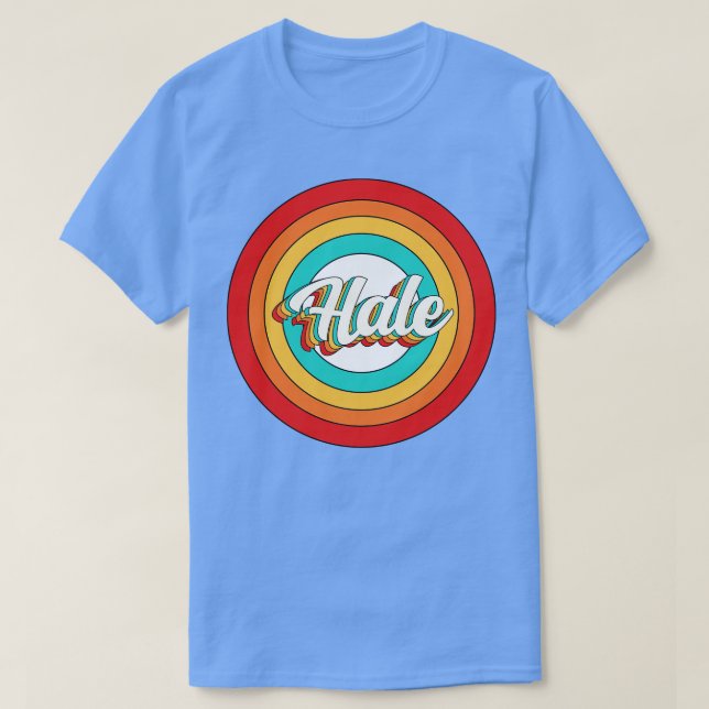 Camiseta Hale Name Shirt Vintage Hale Circle (Diseño del anverso)