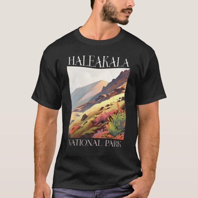 Camiseta Haleakala National Park Maui Hawaii Nature Hiking  (Anverso)