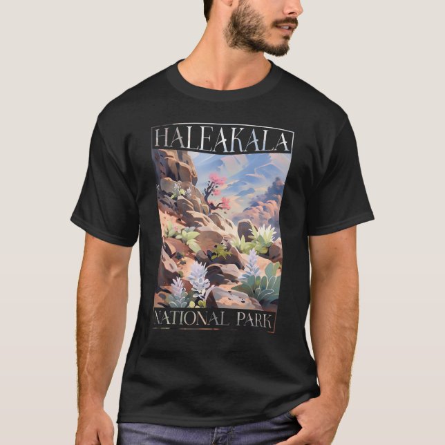 Camiseta Haleakala National Park Maui Hawaii Nature Hiking (Anverso)
