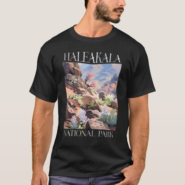 Camiseta Haleakala National Park Maui Hawaii Nature Hiking  (Anverso)
