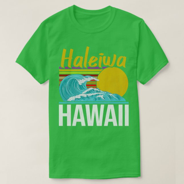 Camiseta Haleiwa Hawaii (Diseño del anverso)