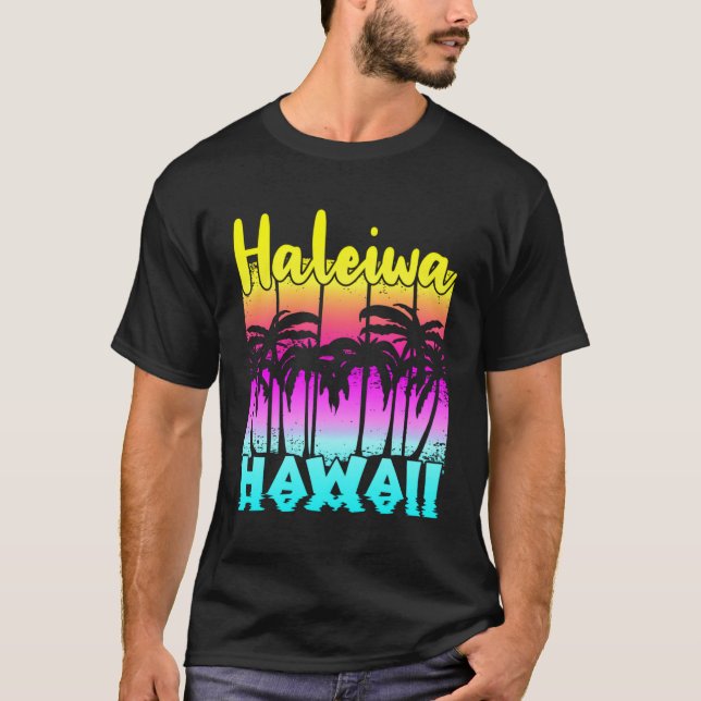 Camiseta Haleiwa Hawaii (Anverso)
