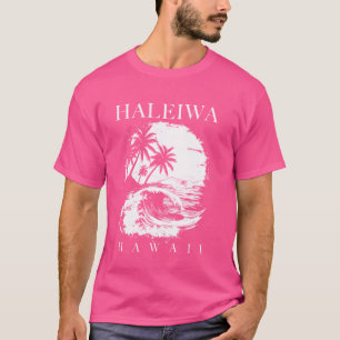 Camiseta Haleiwa Hawaii Aloha Vintage surfista hawaiano