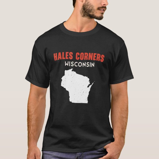 Camiseta Hales Corners Estados Unidos Estados Unidos Viajes (Anverso)