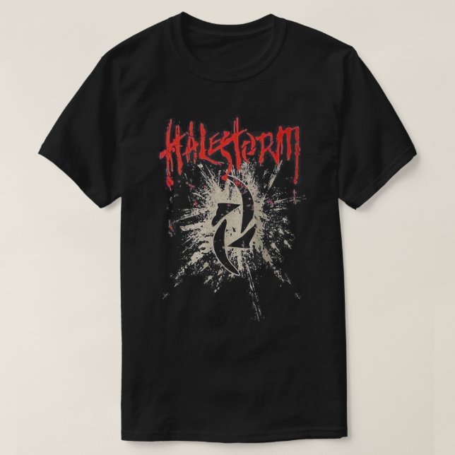 Camiseta Halestorm Band Woman&x27;s Tee Classic T-Shirt (Diseño del anverso)