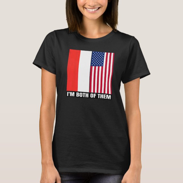 Camiseta Half Indonesian Half American Indonesia Heritage & (Anverso)