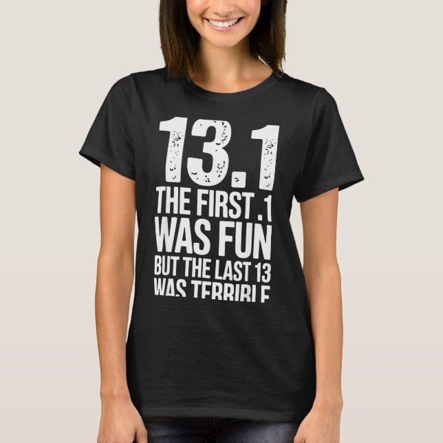 Camiseta Half Marathon Art For Men Women 13.1 Half Marathon (Anverso)