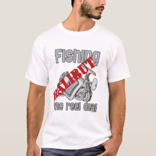 Camiseta Halibut de la pesca la pesca del trato del carrete