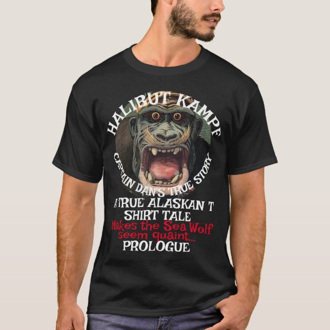 Camiseta Halibut Kampf El Prolog del Capitán Dan (Anverso)