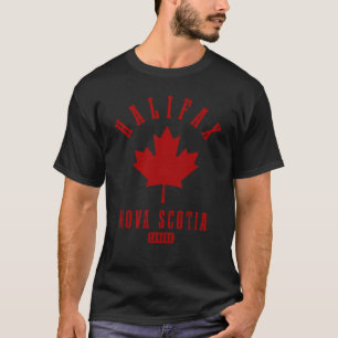 Camiseta Halifax Nova Scotia Canada Vintage Orgullo canadie