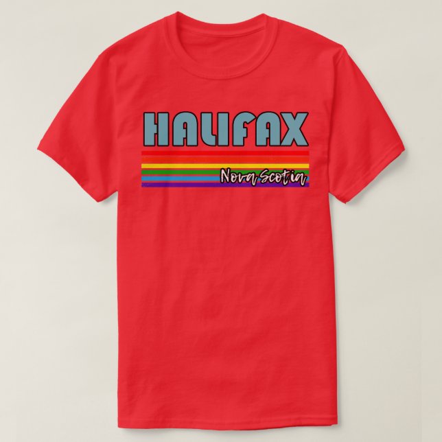 Camiseta Halifax Nova Scotia Pride Halifax LGBT Gift LGBTQ (Diseño del anverso)