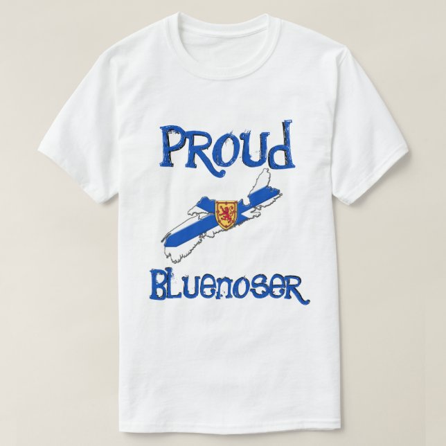 Camiseta Halifax Nova Scotia T-Shirt Proud Bluenoser (Diseño del anverso)