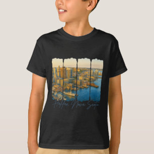 Camiseta Halifax Nueva Escocia Viaje Viaje Pincelada Halifa
