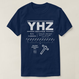 Camiseta Halifax Stanfield International Airport YHZ T-Shir