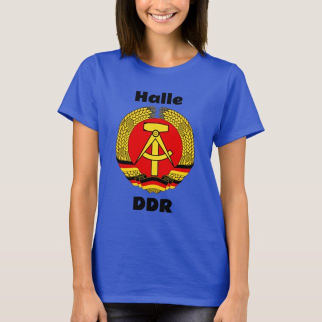 Camiseta Halle, Alemania Oriental (DDR, RDA) (Anverso)
