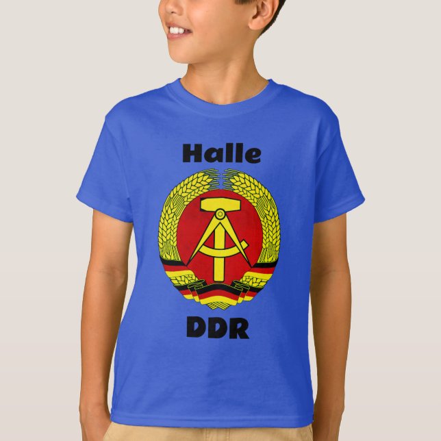 Camiseta Halle, República Democrática Alemana - DDR (Anverso)