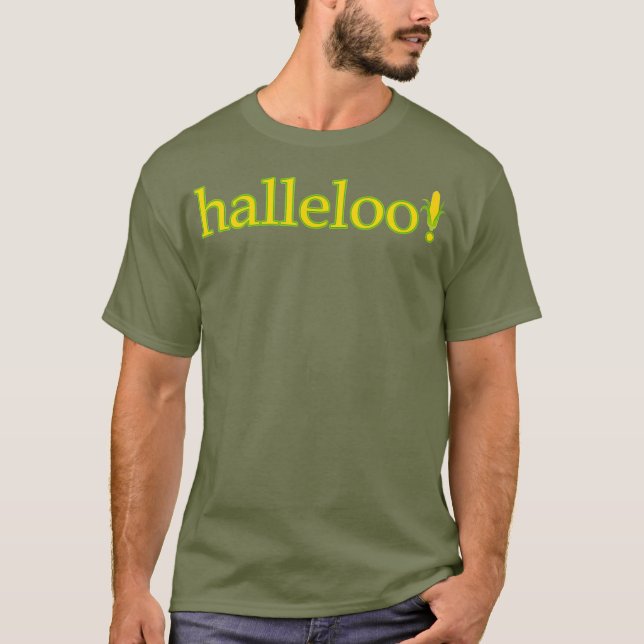 Camiseta Halleloo Corn Queen - Divertida Reina de travesía (Anverso)