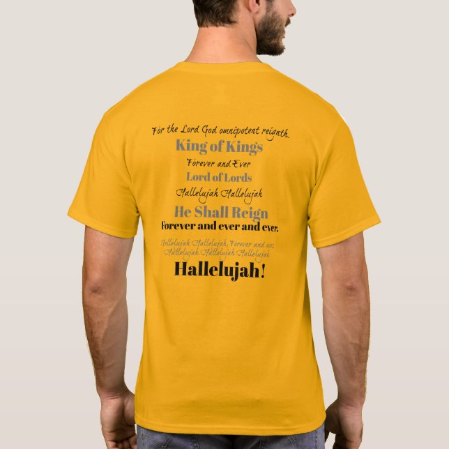 Camiseta Hallelujah Chorus Shirt (Reverso)