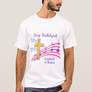 Camiseta HALLELUJAH CHRIST ES RISEN Easter