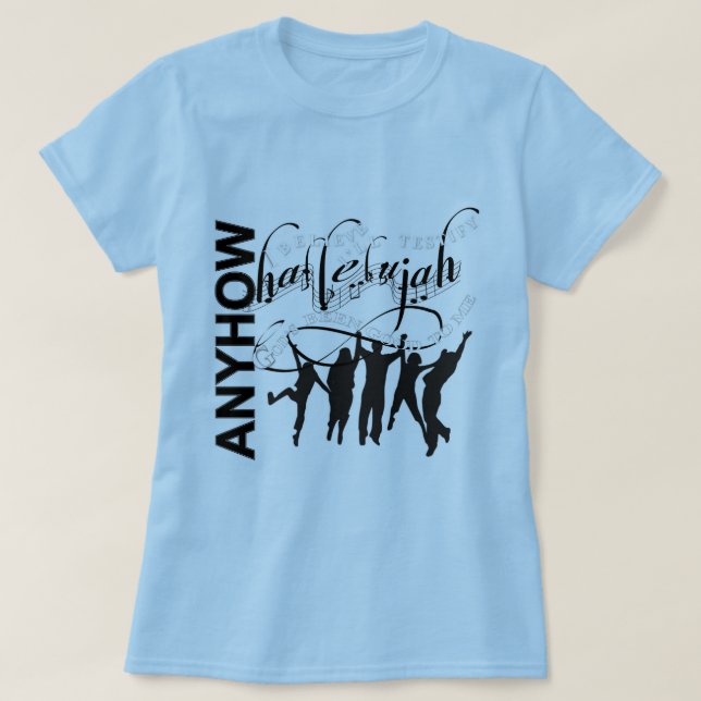 Camiseta Hallelujah, de todos modos (Diseño del anverso)