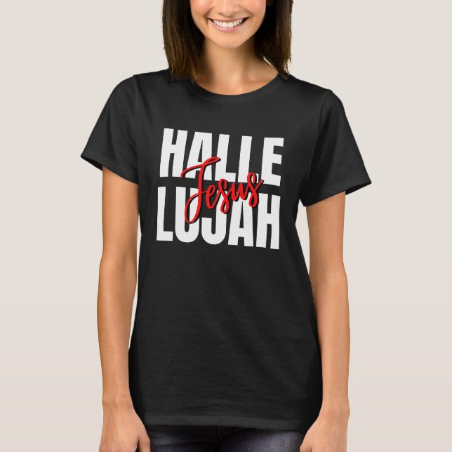 Camiseta Hallelujah Jesus  1 (Anverso)