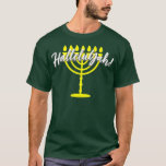 Camiseta HalleluYah Hebrew Menorah Torah YHWH<br><div class="desc">HalleluYah Hebrew Menorah Torah YHWH hebrew,  israel,  judío,  dios,  idea de regalo,  jerusalem,  jesus,  jesus en hebreo,  judaísmo,  motivación,  religión,  shalom,  camiseta,  yisrael,  abraham issac jacob,  adonai,  historia africana,  vestimenta bólica,  estadounidense hebreo bíblico,  regalo de cumpleaños,  hebreo negro</div>