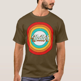 Camiseta Haller Nombre Shirt Vintage Haller Circle