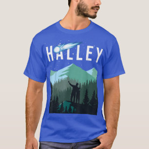 Camiseta Halleys Comet Night Sky Solar System Astrono