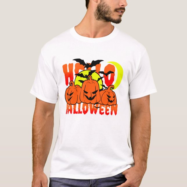 Camiseta hallo halloween (Anverso)