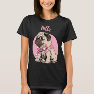 Camiseta Hallo Sweaty Pug Classic T-Shirt 65