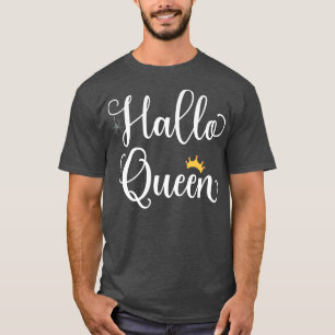 Camiseta Halloqueen Costume Hallo Queen Funny Gir Halloween